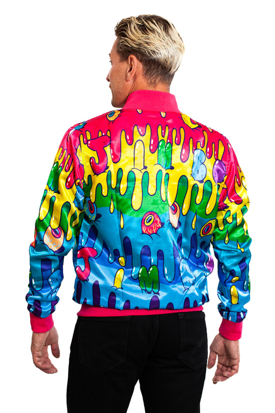 CAT DIRTY X JIMBO - TRIPPY DRIPPY BOMBER JACKET