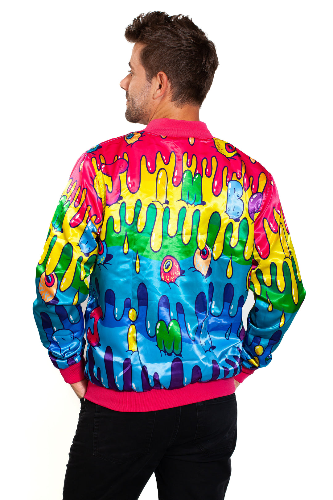 CAT DIRTY X JIMBO - TRIPPY DRIPPY BOMBER JACKET