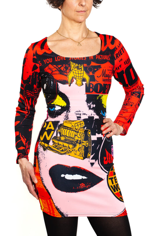 JIMBO x TEETZ WORLD MINI DRESS