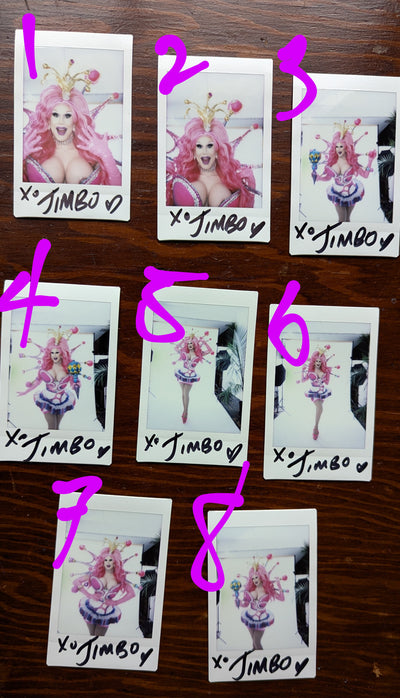 JIMBO: IS IT CAKE?? POLAROIDS