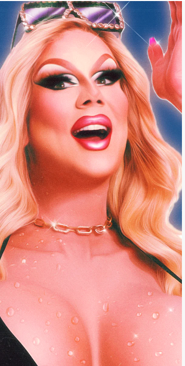 QUEENS GONE WILD BEACH TOWEL
