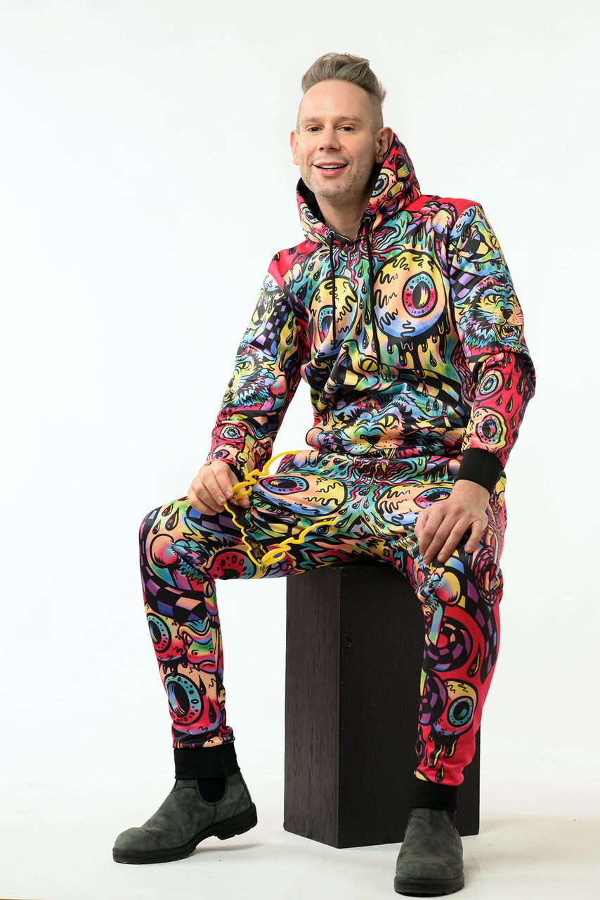 CAT DIRTY x JIMBO - PSYCHEDELIC TRACK PANTS