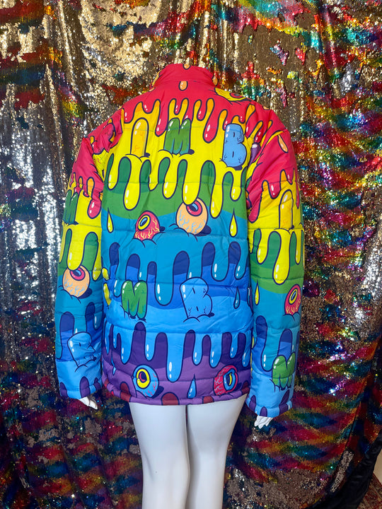 CAT DIRTY X JIMBO - TRIPPY DRIPPY PUFFER COAT