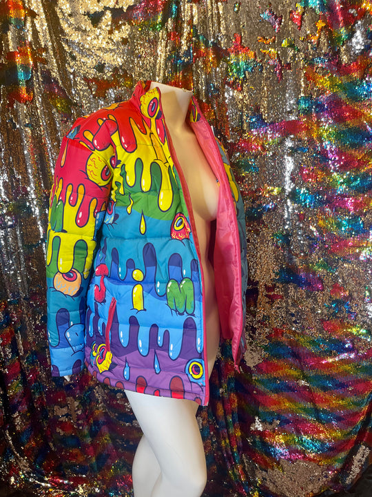 CAT DIRTY X JIMBO - TRIPPY DRIPPY PUFFER COAT