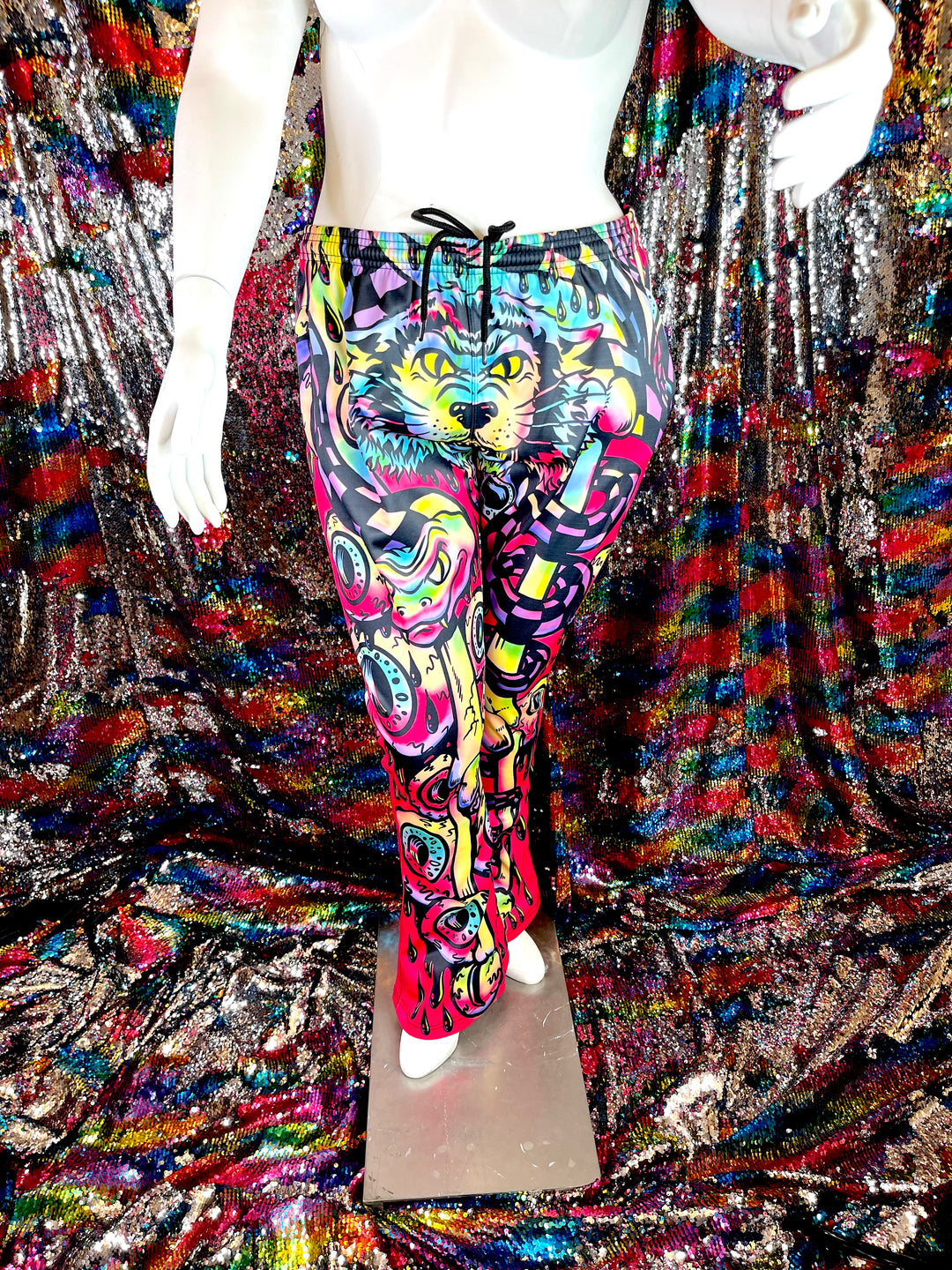CAT DIRTY x JIMBO - PSYCHEDELIC TRACK PANTS